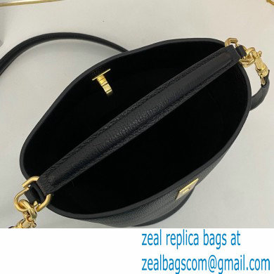 Celine Teen Bucket 16 Bag in Calfskin Black