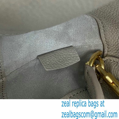 Celine Teen Bucket 16 Bag in Calfskin Gray