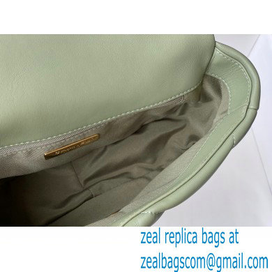 Chanel 19 Small Leather Flap Bag AS1160 army green 2021