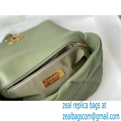 Chanel 19 Small Leather Flap Bag AS1160 army green 2021