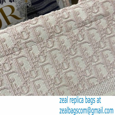 Dior Book Tote Bag in Oblique Embroidery Pale Pink 2021 - Click Image to Close