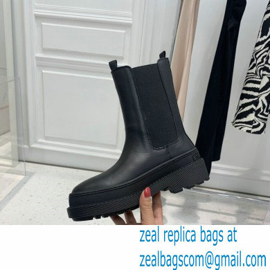 Dior Calfskin Trial Ankle Boots Black 2021