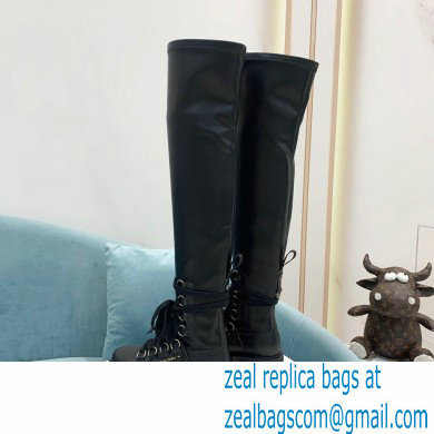 Dior Lambskin D-Fight Thigh Boots 2021 - Click Image to Close