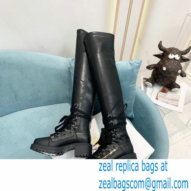 Dior Lambskin D-Fight Thigh Boots 2021 - Click Image to Close