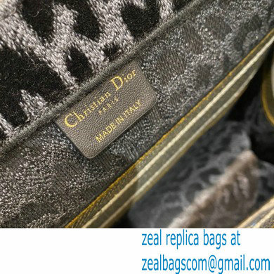 Dior Small Book Tote Bag in Multicolor Mizza Embroidery Gray 2021