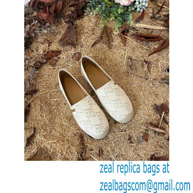 Fendi FF Print Canvas Espadrilles White 2022 - Click Image to Close