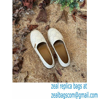 Fendi FF Print Canvas Espadrilles White 2022