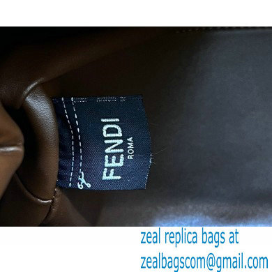 Fendi First Medium Crocodile Pattern Bag Coffee 2021