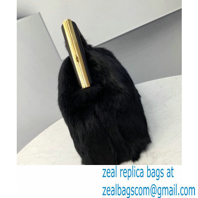 Fendi First Medium Mink Bag Black 2021 - Click Image to Close