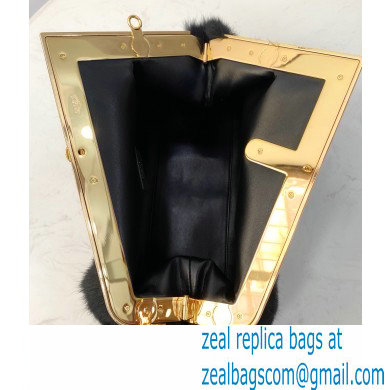 Fendi First Medium Mink Bag Black 2021 - Click Image to Close