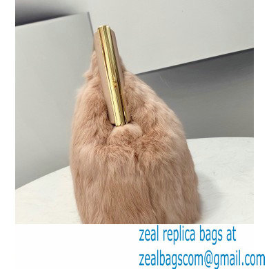 Fendi First Medium Mink Bag Nude Pink 2021