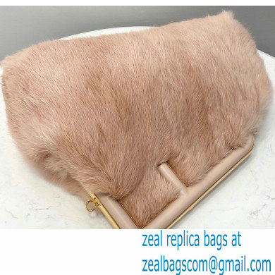 Fendi First Medium Mink Bag Nude Pink 2021