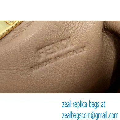 Fendi First NANO Sheepskin Bag Chram Nude Pink 2021