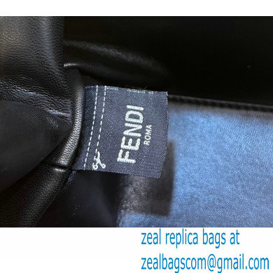 Fendi First Small Crocodile Pattern Bag Black 2021