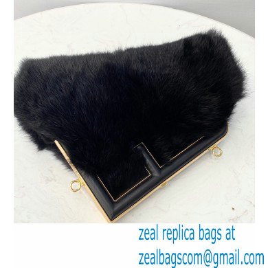Fendi First Small Mink Bag Black 2021 - Click Image to Close