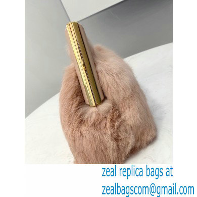 Fendi First Small Mink Bag Nude Pink 2021