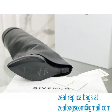 Givenchy Heel 9.5cm Shark Lock Pant Boots in Leather Black 2021