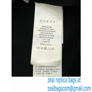 Gucci 100 black hooded sweatshirt 2021