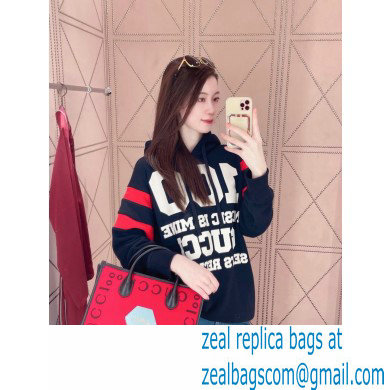 Gucci 100 black hooded sweatshirt 2021 - Click Image to Close