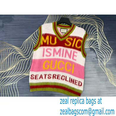 Gucci 100 brushed mohair VEST 2021