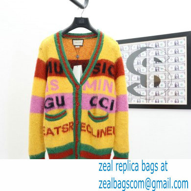 Gucci 100 brushed mohair cardigan 2021 - Click Image to Close