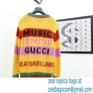 Gucci 100 brushed mohair cardigan 2021