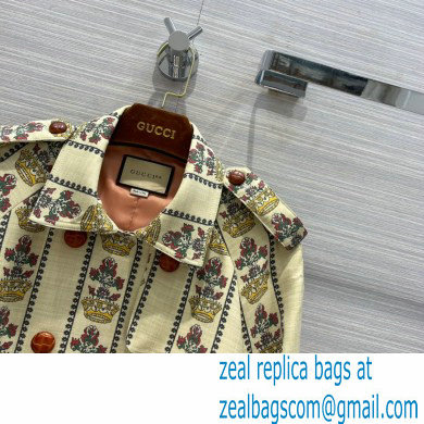 Gucci 100 flower and crown coat 2021