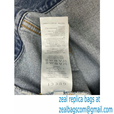 Gucci 100 sleeveless denim jacket 2021 - Click Image to Close