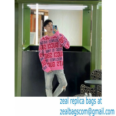 Gucci 100 wool sweater pink 2021