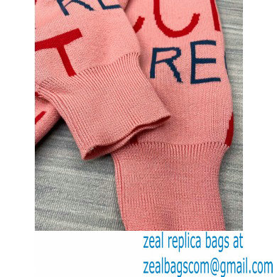 Gucci 100 wool sweater pink 2021 - Click Image to Close