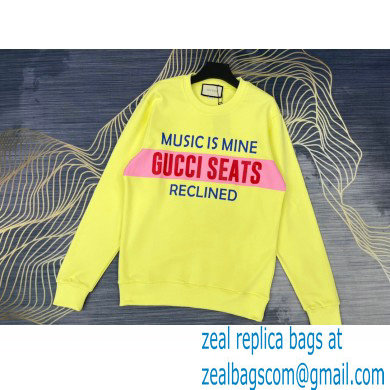 Gucci 100 wool sweater yellow 2021 - Click Image to Close