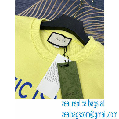 Gucci 100 wool sweater yellow 2021