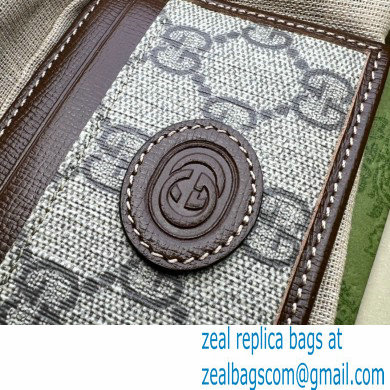 Gucci Card case with Interlocking G 673002 Coffee 2021 - Click Image to Close