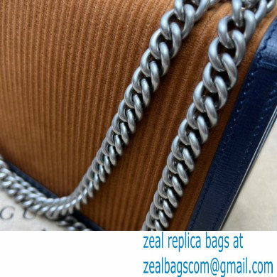 Gucci Dionysus small shoulder bag 400249 corduroy Brown 2021