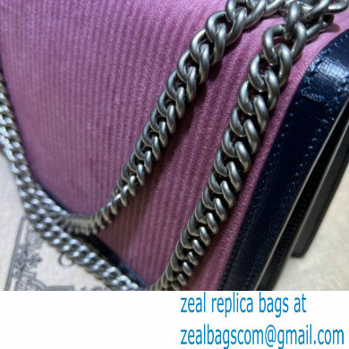 Gucci Dionysus small shoulder bag 400249 corduroy Pink 2021