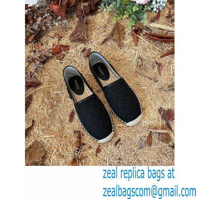 Gucci GG Canvas Espadrilles Black 2022