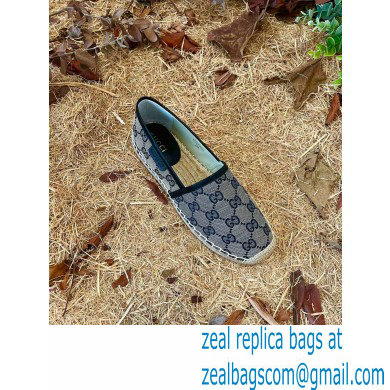 Gucci GG Canvas Espadrilles Blue 2022 - Click Image to Close