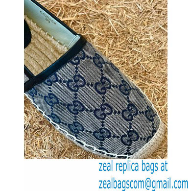 Gucci GG Canvas Espadrilles Blue 2022