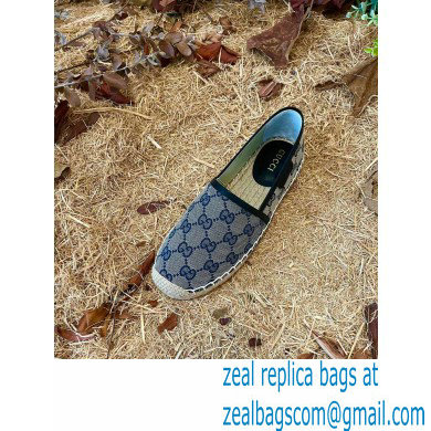 Gucci GG Canvas Espadrilles Blue 2022