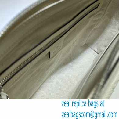 Gucci GG Embossed Messenger Bag 658565 White 2021