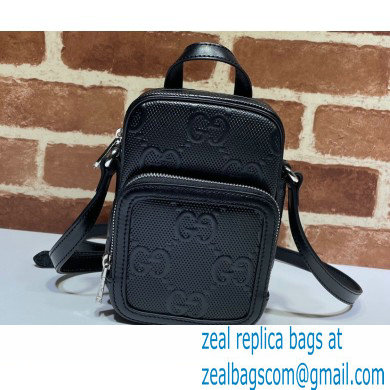 Gucci GG Embossed Mini Bag 658553 Black 2021