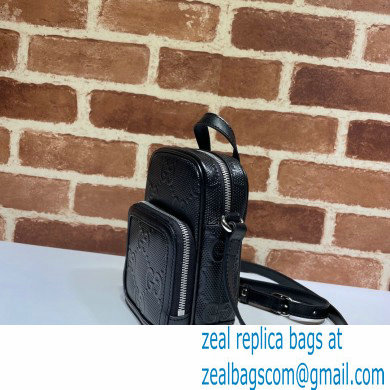 Gucci GG Embossed Mini Bag 658553 Black 2021