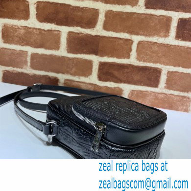 Gucci GG Embossed Mini Bag 658553 Black 2021