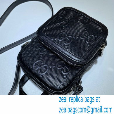 Gucci GG Embossed Mini Bag 658553 Black 2021