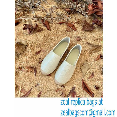 Gucci GG Leather Espadrilles Beige 2022