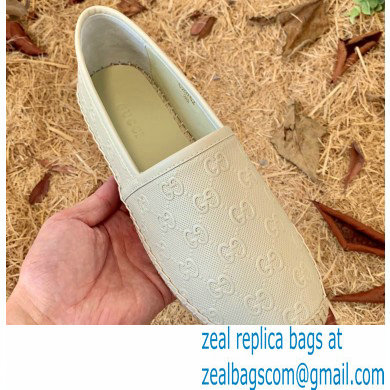 Gucci GG Leather Espadrilles Beige 2022 - Click Image to Close