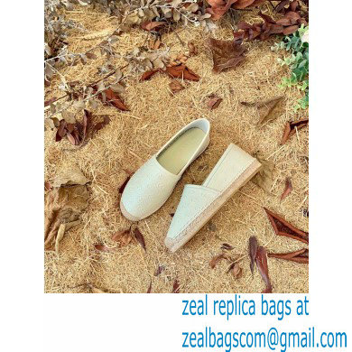 Gucci GG Leather Espadrilles Beige 2022 - Click Image to Close