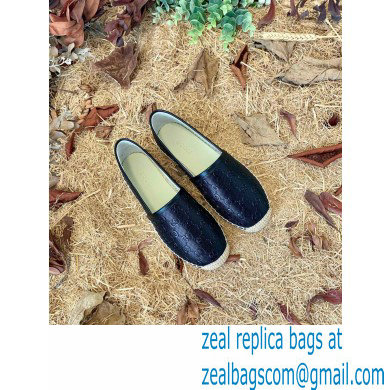 Gucci GG Leather Espadrilles Black 2022