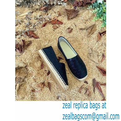 Gucci GG Leather Espadrilles Black 2022