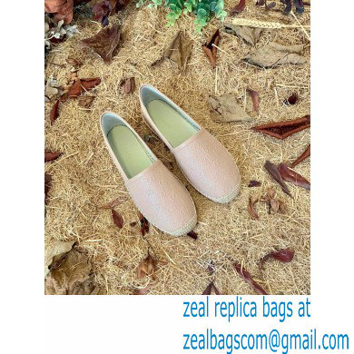 Gucci GG Leather Espadrilles Nude Pink 2022